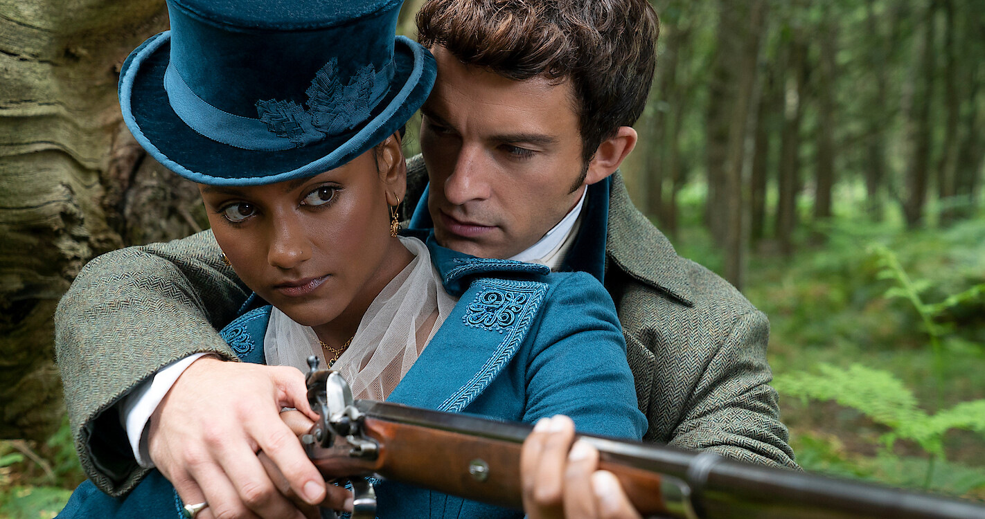 Обложка: кадр из сериала «Бриджертоны» (2020—…)