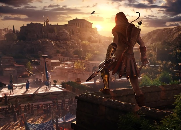 Гифка дня: кривой прыжок веры в Assassinʼs Creed Odyssey
