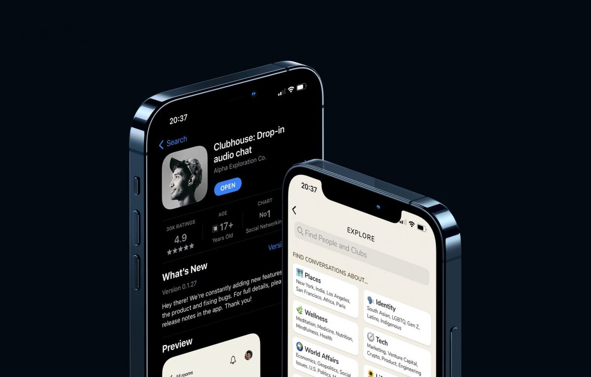 Исследование: менее 5% русскоязычных пользователей Clubhouse участвуют в дискуссиях - изображение обложка