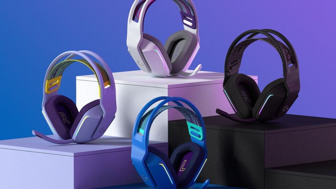 Представлена серия игровых гарнитур с яркими цветами и RGB-подсветкой Logitech G-Series Color - изображение обложка