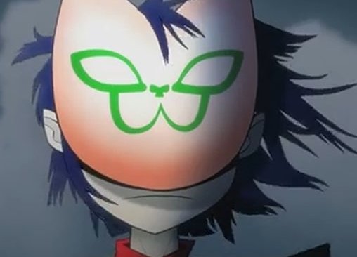 Нудл танцует в некомими в клипе Gorillaz — Strobelite - изображение обложка