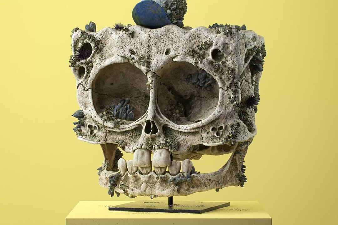 Художник показал черепа персонажей мультиков и мемов - изображение обложка