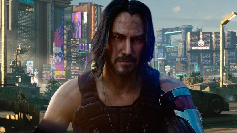 Авторы Cyberpunk 2077 креативно поздравили Киану Ривза с днем рождения - изображение обложка