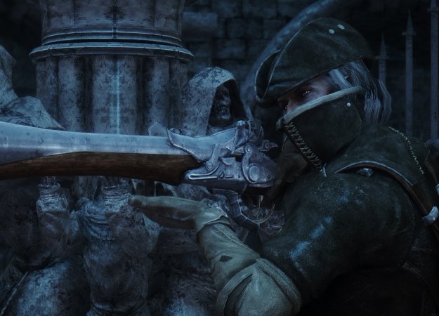 В Skyrim перенесли город Ярнам из Bloodborne. Что творят эти моддеры - изображение обложка