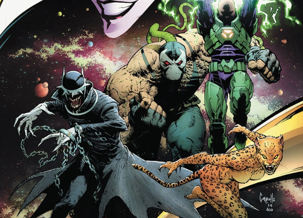 Издательство DC анонсировало «Год суперзлодеев». На первом тизере Лекс Лютор, Бэтмен-Джокер, Гепарда - изображение обложка
