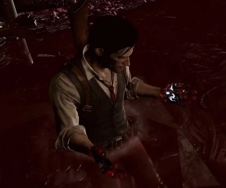Герой The Evil Within стоит по пояс в крови в новом трейлере - изображение обложка