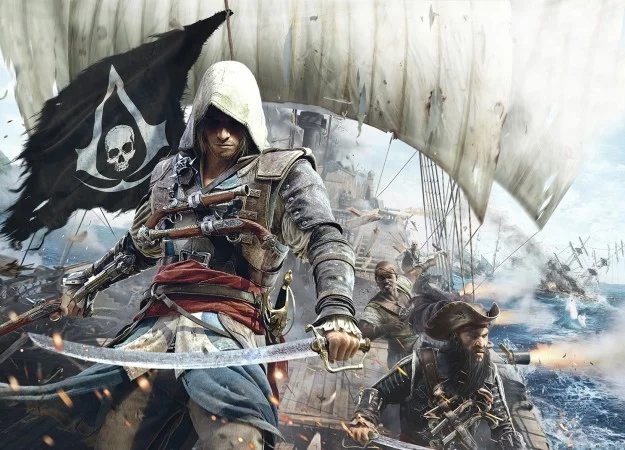 Гифка дня: неунывающий моряк в Assassinʼs Creed IV: Black Flag - изображение обложка