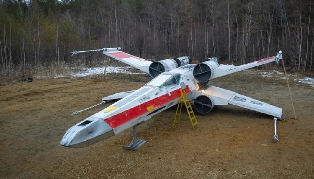 Якутские косплееры построили копию истребителя Люка Скайуокера из «Звёздных войн» - изображение обложка