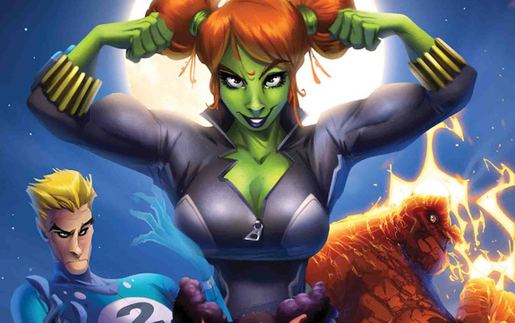 Больше супергероев-гибридов в ответвлении от новых «Войн Бесконечности»! Даже Черной вдове досталось - изображение обложка