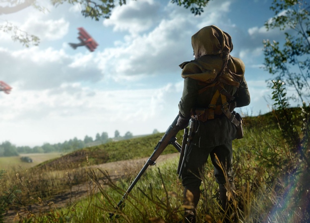 Гифка дня: дикий, дикий парашютист в Battlefield 1 - изображение обложка