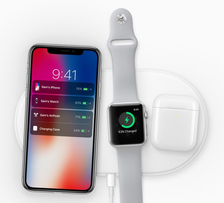 Apple представила беспроводное зарядное устройство – AirPower