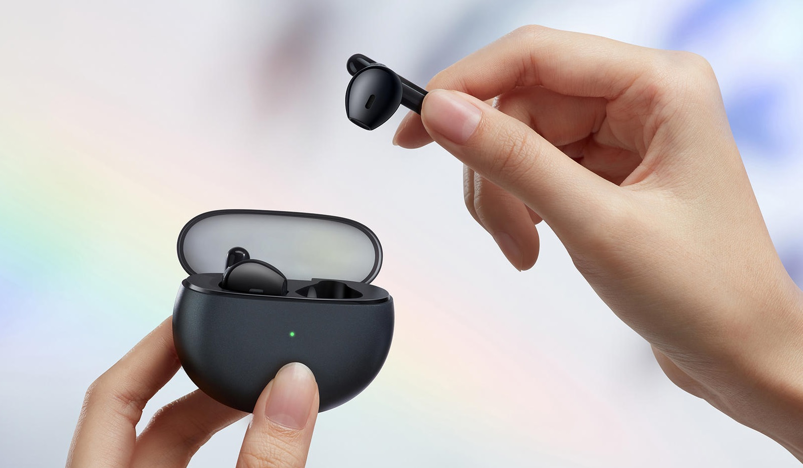 Oppo представила TWS-наушники Enco Air: Bluetooth 5.2 и прозрачная верхняя крышка в кейсе - изображение обложка