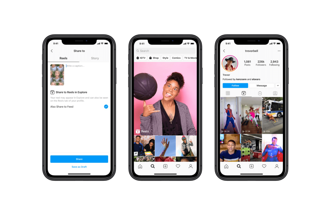 Facebook запустил приложение Instagram Reels - главного конкурента TikTok - изображение обложка