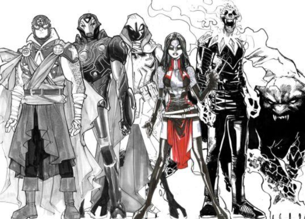 Капитан Америка и Доктор Стрэндж? Тор и Железный человек? Новый комикс Marvel о гибридах супергероев - изображение обложка