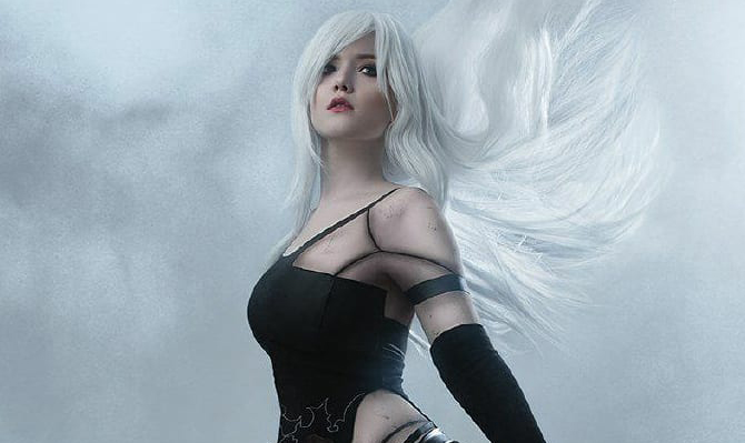 Российская модель косплеит героиню NieR: Automata. Любуемся эффектным образом - изображение обложка