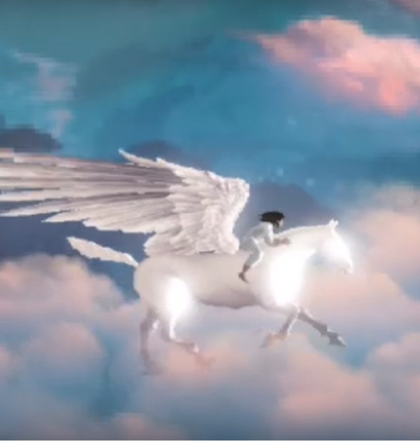 Канье Вест выпустит игру, где его мама на пегасе летит в рай - изображение обложка