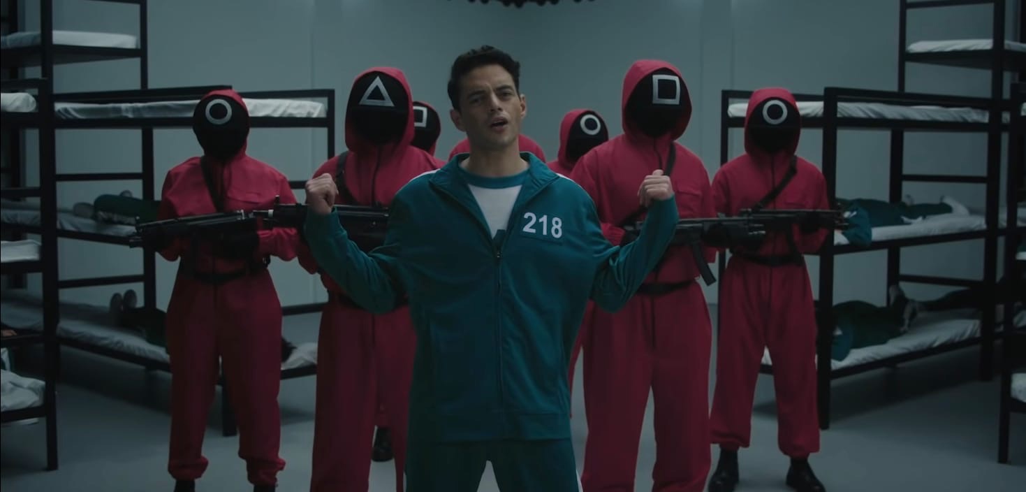 Рами Малек исполнил песню в пародии на «Игру в кальмара» - изображение обложка