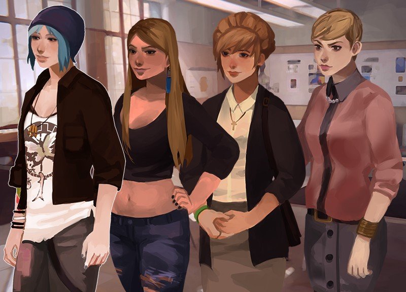 Девочки любят девочек в фанатской игре по мотивам Life Is Strange  - изображение обложка