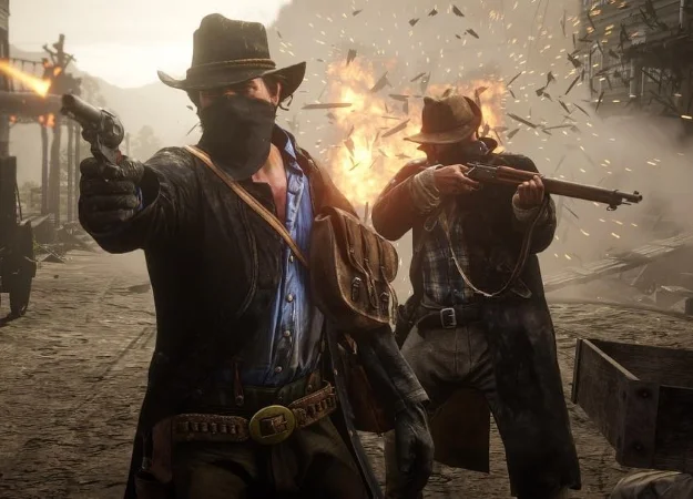Джон Марстон, Голландец и Артур Морган на новых скриншотах Red Dead Redemption 2 - изображение обложка