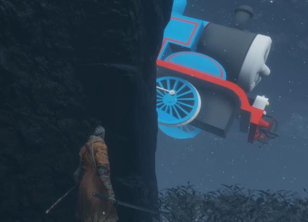 Для Sekiro: Shadows Die Twice вышел мод, добавляющий самого страшного босса — паровозика Томаса - изображение обложка