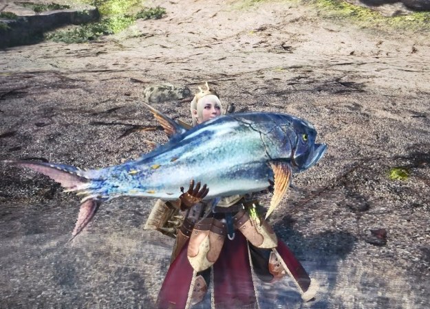 Гифка дня: не совсем удачная рыбалка в Monster Hunter World - изображение обложка