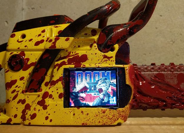 Doom запустили на бензопиле  - изображение обложка