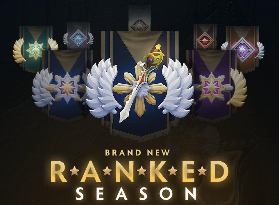 Таблица соответствия новых рангов показателям MMR в обновленном матчмейкинге Dota 2 - изображение обложка