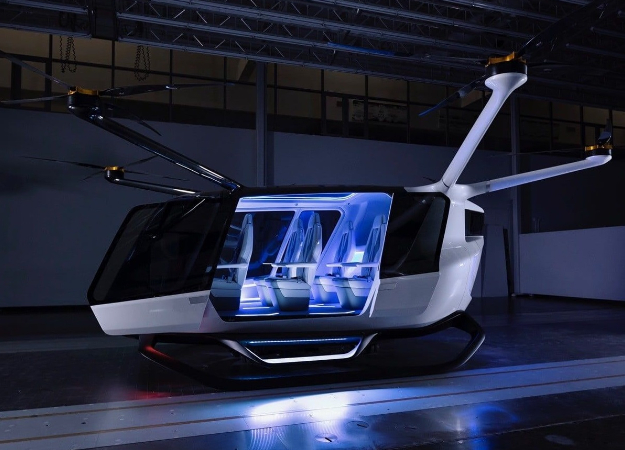 Skai — футуристичное летающее такси на водородном топливе - изображение обложка