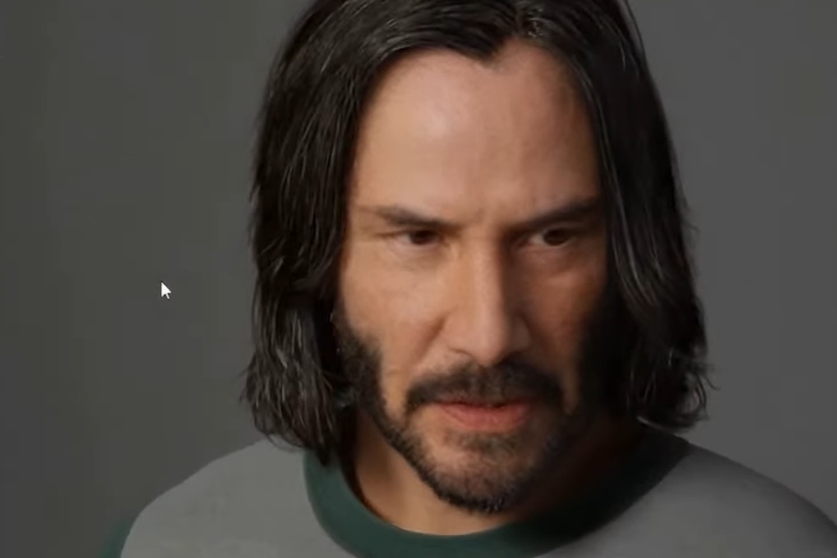 Обложка: кадр из видео с созданием Киану Ривза в MetaHuman