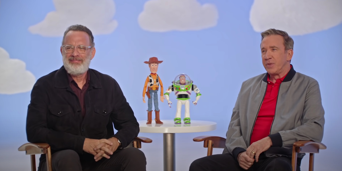 Обложка: Том Хэнкс и Тим Аллен/YouTube-канал Pixar