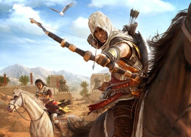 Гифка дня: «раз-раз-раз, это хард басс» в Assassinʼs Creed: Origins