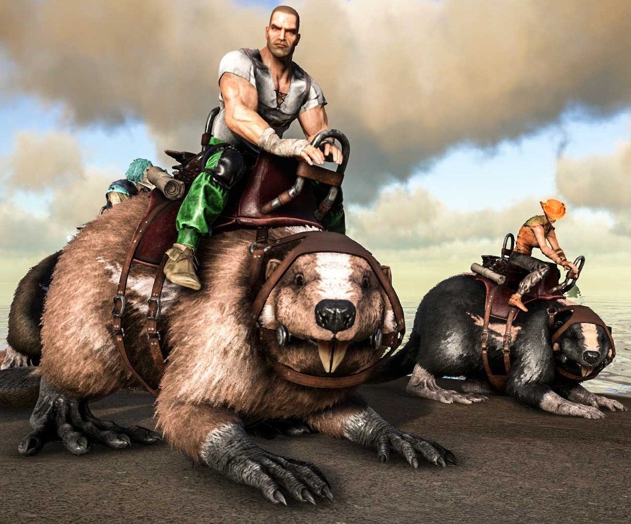 В Ark: Survival Evolved появились гигантские ездовые бобры - изображение обложка