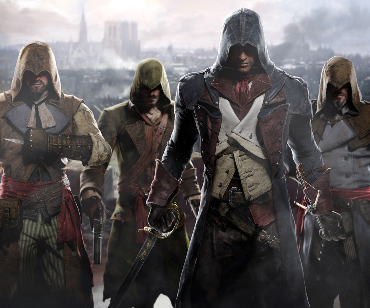 Ubisoft просит найти всех ассасинов в интерактивном трейлере Unity - изображение обложка