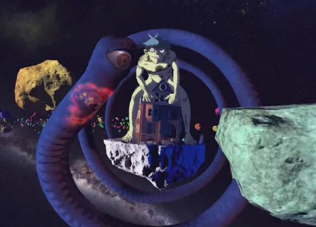 Gorillaz выпустили новый клип. И это космос! - изображение обложка