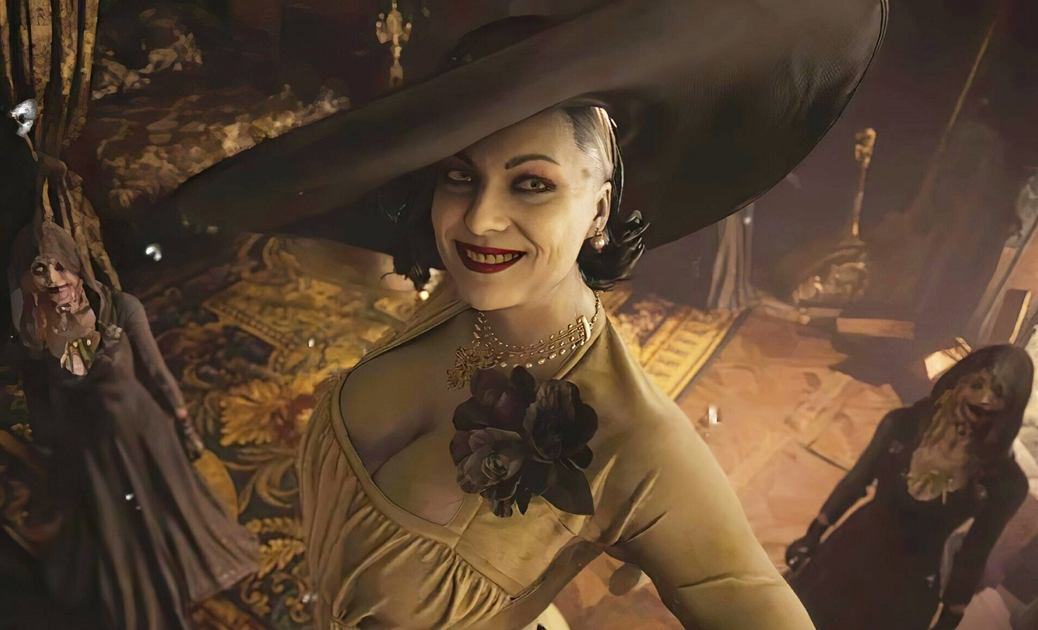 Создатели Resident Evil: Village назвали точный рост вампирши Леди Димитреску - изображение обложка