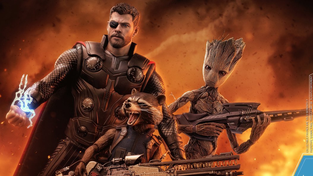 Тор и Ракета сражались с гигантскими змеями в «Войне бесконечности» — но мы это не увидели! - изображение обложка