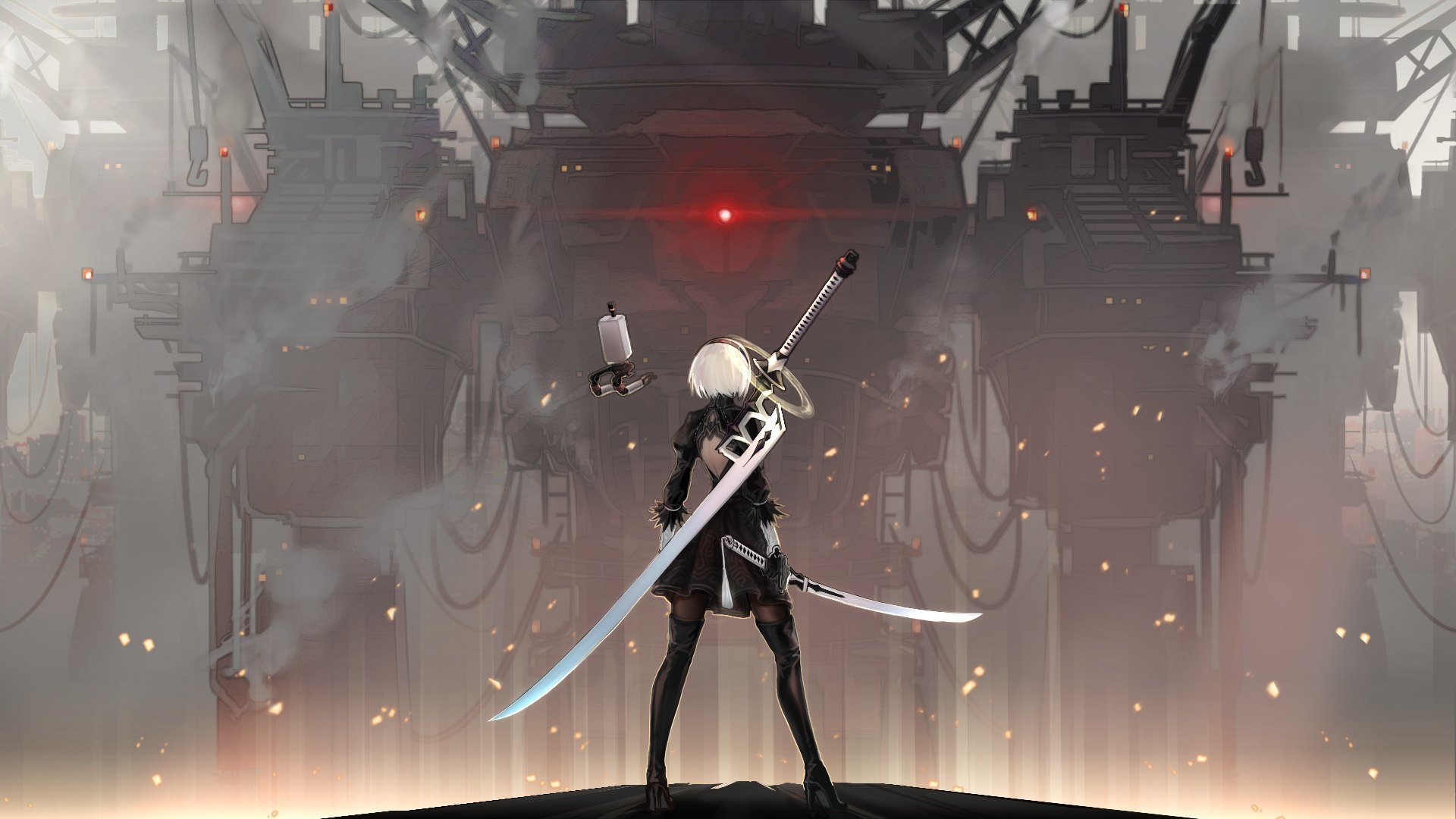 2 b 4 2b b. Катана 2b NIER. Робот 2b из NIER: Automata. NIER Automata 2b и a2. 2 B NIER Automata.