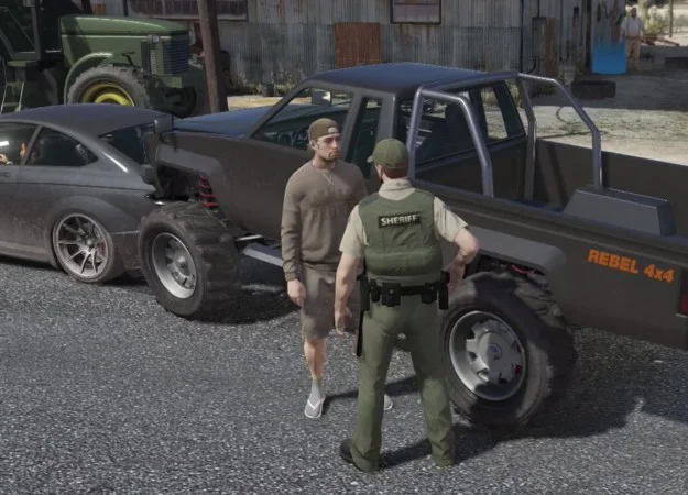 Гифка дня: проблемы при аресте в Grand Theft Auto 5 - изображение обложка