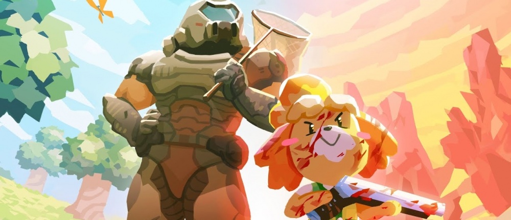Группа из России написала песню о кроссовере Doom и Animal Crossing. Уже есть клип - изображение обложка