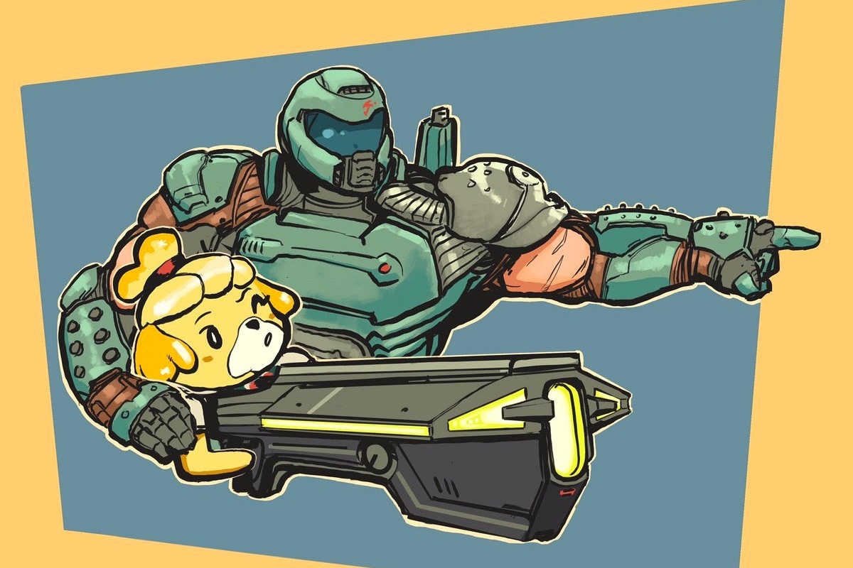 Разработчики Doom Eternal размышляли над тем, чтобы добавить Думгая в Super Smash Bros. Ultimate - изображение обложка