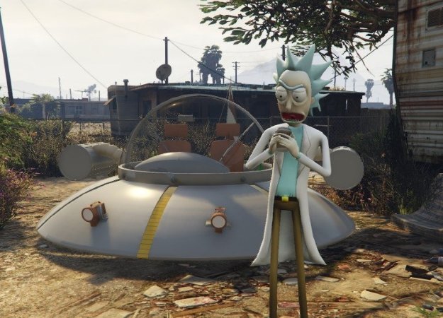 Rikki-Tikki-Tavi, Bitch! Мод добавляет в GTA 5 Рика из «Рик и Морти» - изображение обложка