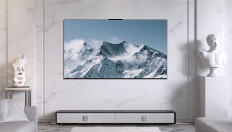 Дорогой смарт-телевизор Huawei Smart Screen X65 получил выдвижную камеру на 24 Мп