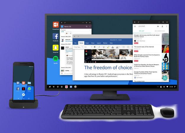 Remix Singularuty превратит Android-смартфон в компьютер - изображение обложка