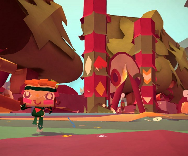 В рекламе Tearaway смешались игровая графика и живая съемка - изображение обложка