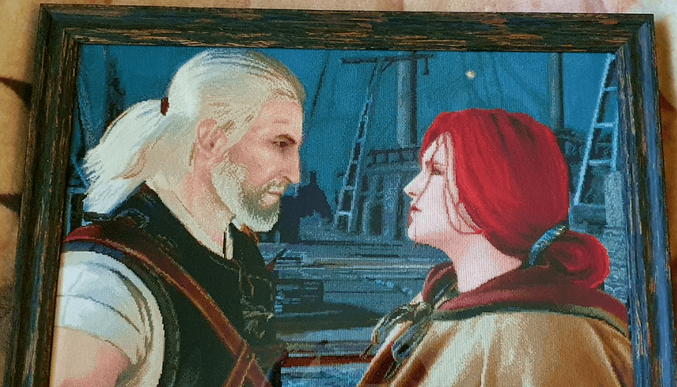 «Жене респект»: авторы «Ведьмака» оценили вышивку главных героев игры - изображение обложка