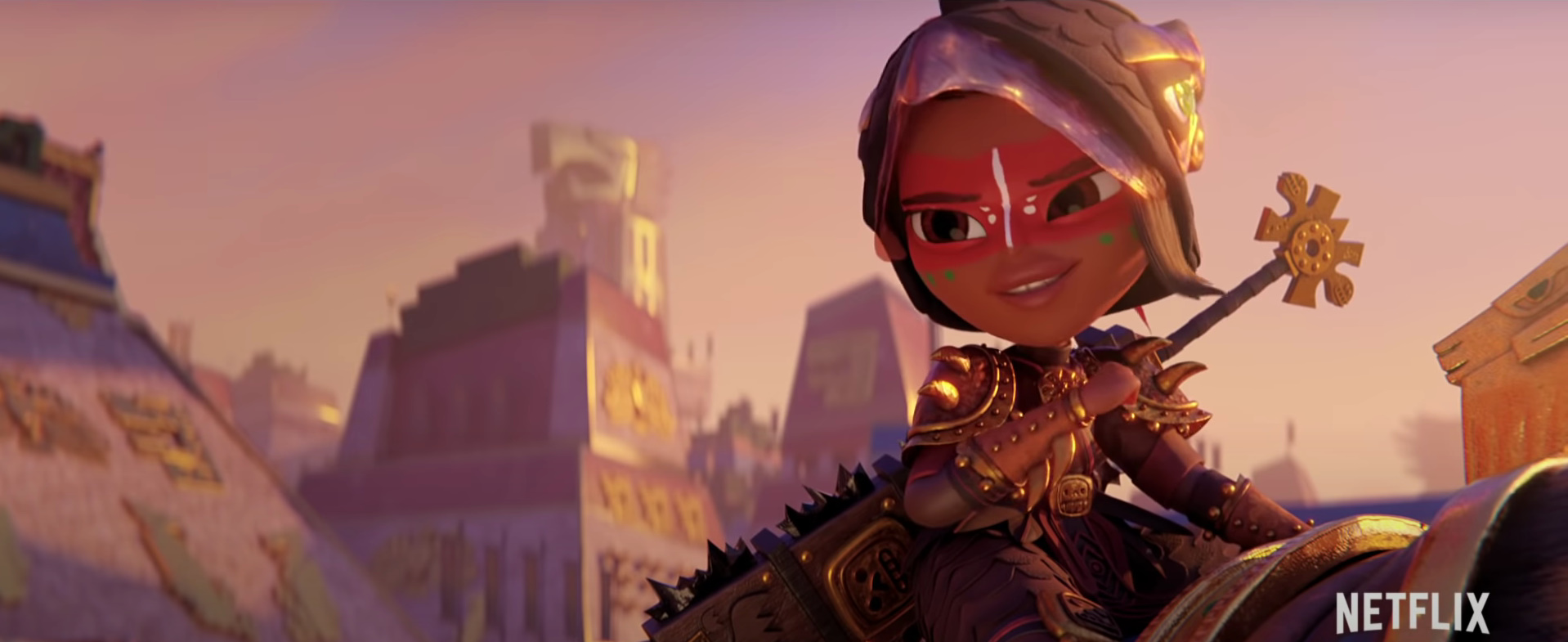 Netflix показал тизер мультсериала о мятежной принцессе, озвученной Зои Салданой - изображение обложка
