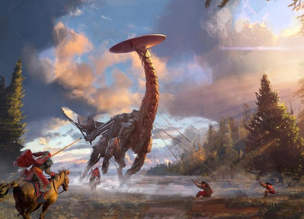 Слайдер: сравниваем машины из Horizon: Zero Dawn c реальными животными