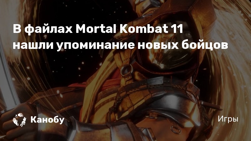 Почему ты не понимаешь хиджаб в mortal kombat 11 по пунктам