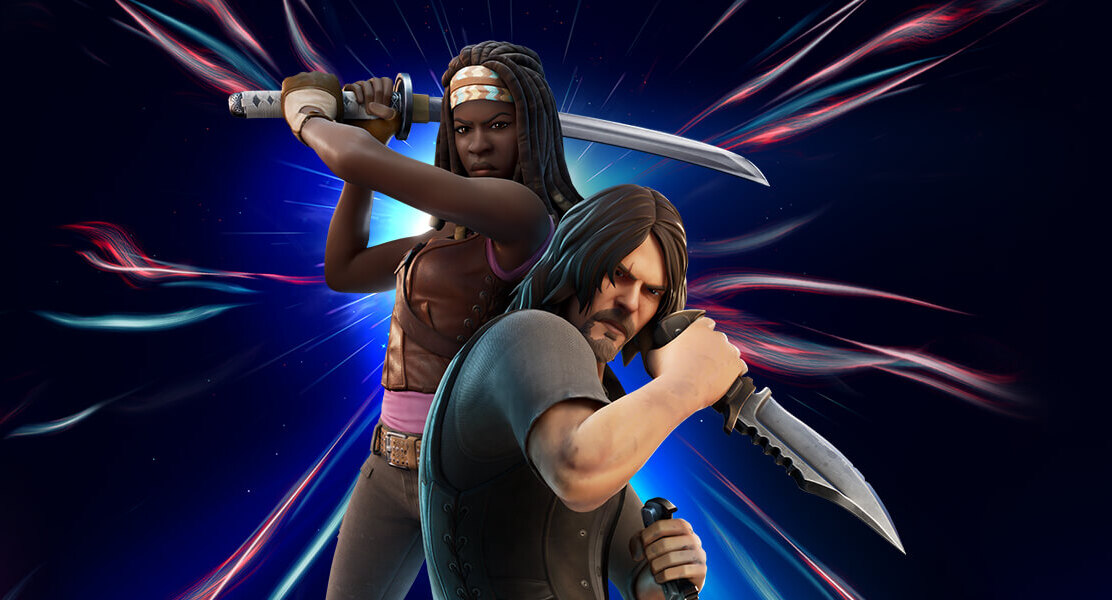 Герои «Ходячих мертвецов» Дэрил и Мишонн появились в Fortnite - изображение обложка