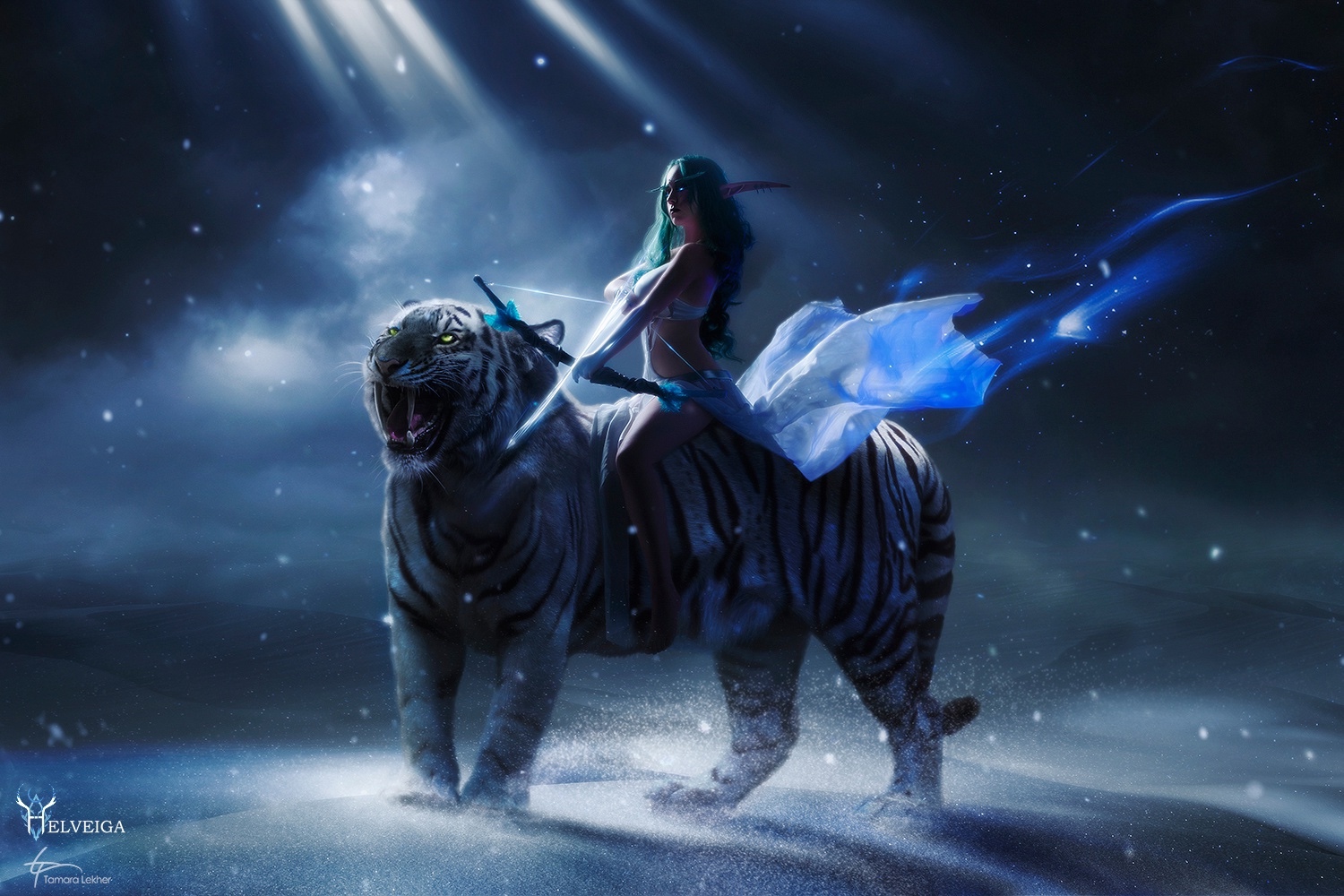 Россиянка показала откровенный косплей на Тиранду из вселенной Warcraft - изображение обложка